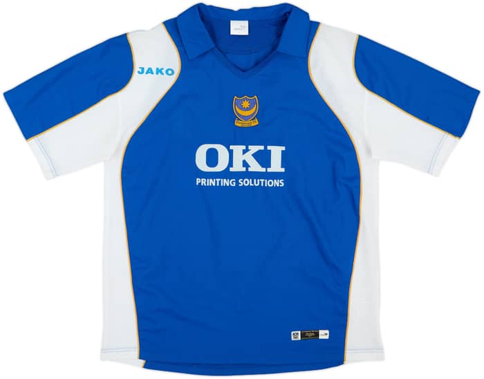 2006-07 Portsmouth Home Shirt Kanu #27 - 9/10 - (L)