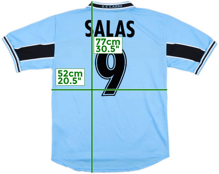 1998-00 Lazio Home Shirt Salas #9 - 8/10 - (M)
