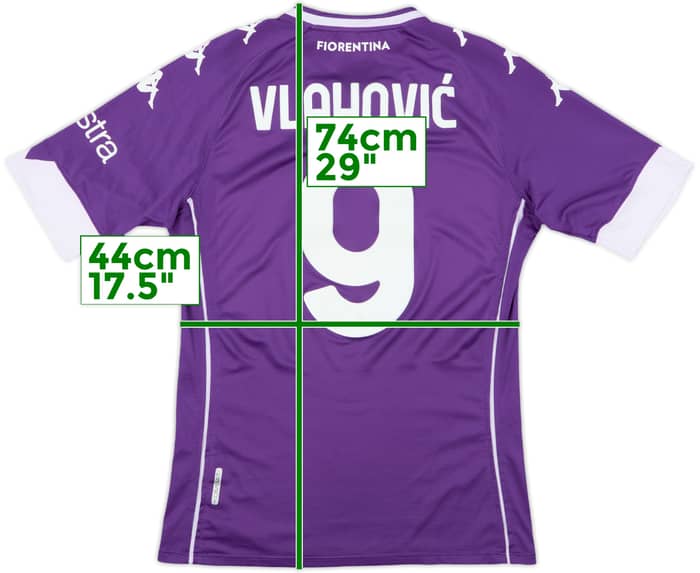 2020-21 Fiorentina Home Shirt Vlahovic #9 - 7/10 - (M)