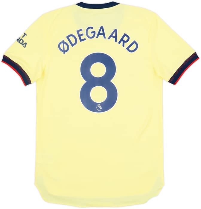 2021-22 Arsenal Authentic Away Shirt Odegaard #8 - 10/10 - (S)