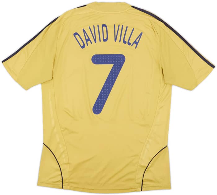 2008-10 Spain Away Shirt David Villa #7 - 8/10 - (L)