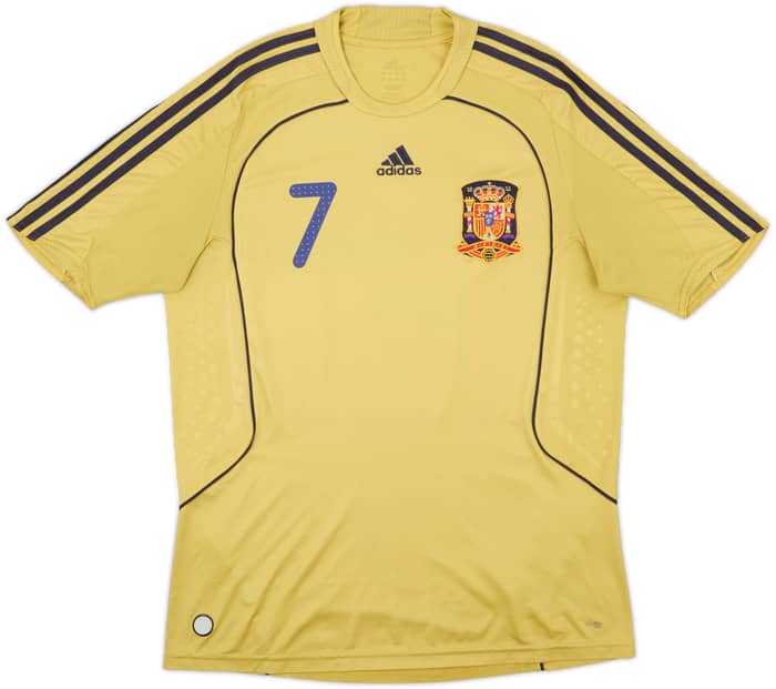2008-10 Spain Away Shirt David Villa #7 - 8/10 - (L)