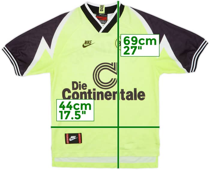 1995-96 Borussia Dortmund Home Shirt - 5/10 - (XS)