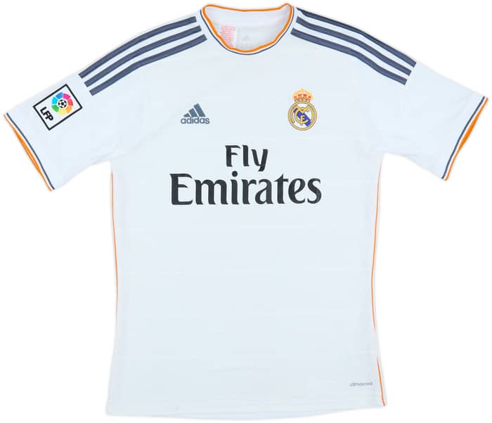 2013-14 Real Madrid Home Shirt Bale #11 - 8/10 - (XL.Boys)