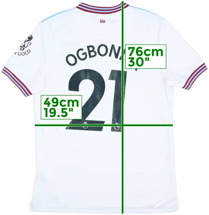 2019-20 West Ham Away Shirt Ogbonna #25 - 8/10 - (L)