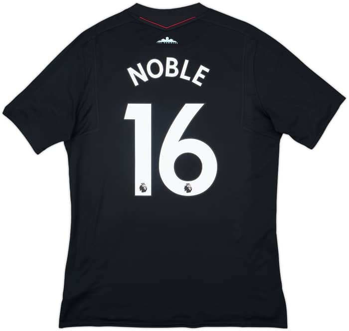 2017-18 West Ham Away Shirt Noble #16 - 8/10 - (L)