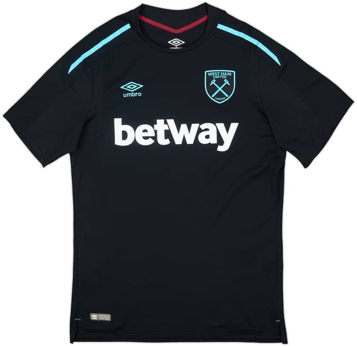 2017-18 West Ham Away Shirt Noble #16 - 8/10 - (L)