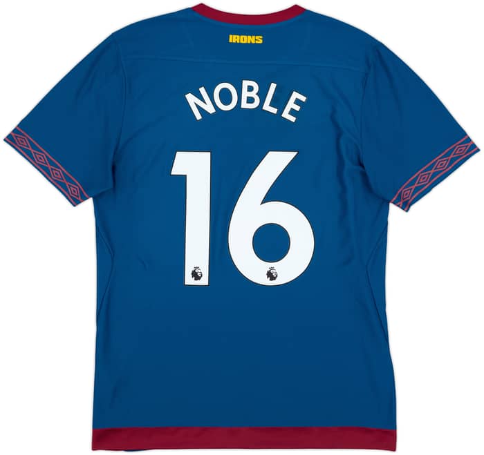 2018-19 West Ham Away Shirt Noble #16 - 9/10 - (L)