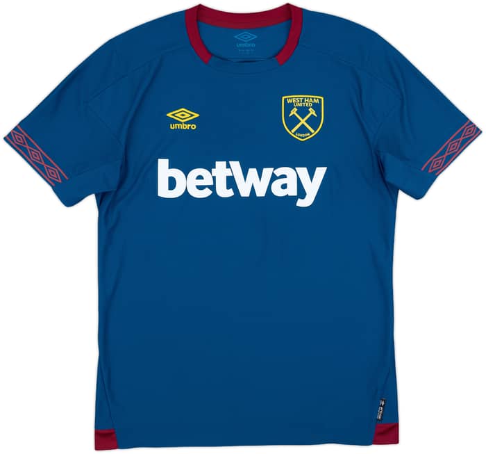 2018-19 West Ham Away Shirt Noble #16 - 9/10 - (L)