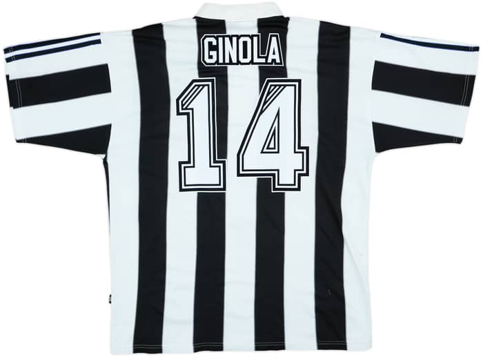 1995-97 Newcastle Home Shirt Ginola #14 - 6/10 - (XL)