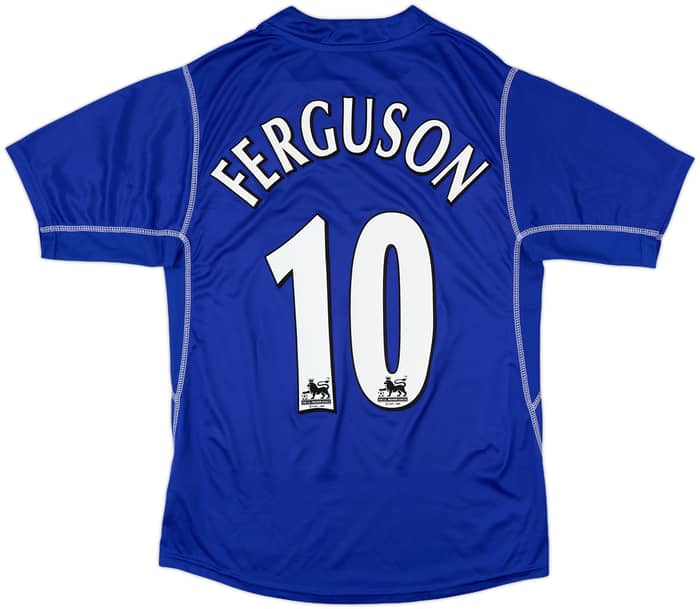 2002-03 Everton Home Shirt Ferguson #10 - 8/10 - (L)