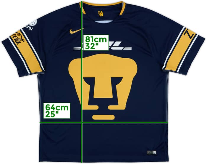 2017-18 UNAM Pumas Away Shirt - 8/10 - (XXL)