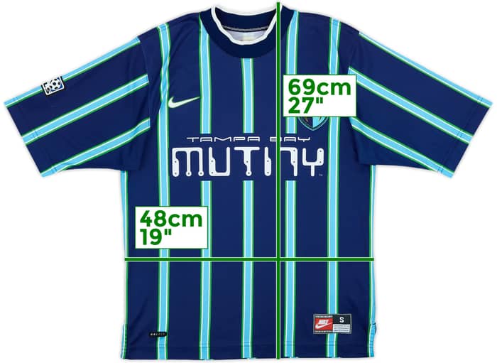 1998-99 Tampa Bay Mutiny Basic Home Shirt - 8/10 - (S)
