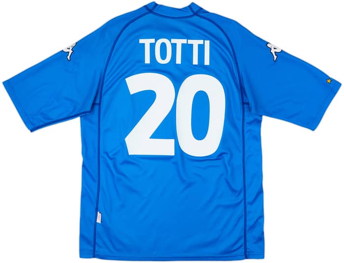 2000-01 Italy Basic Home Shirt Totti #20 - 9/10 - (L)