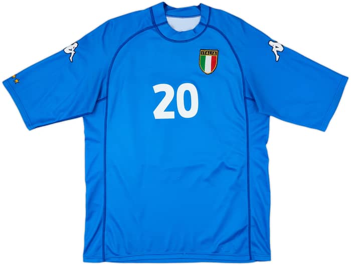 2000-01 Italy Basic Home Shirt Totti #20 - 9/10 - (L)