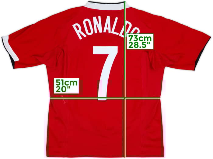 2004-06 Manchester United Home Shirt Ronaldo #7 - 6/10 - (L)