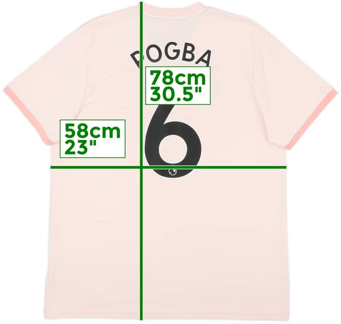 2018-19 Manchester United Away Shirt Pogba #6 - 6/10 - (XL)
