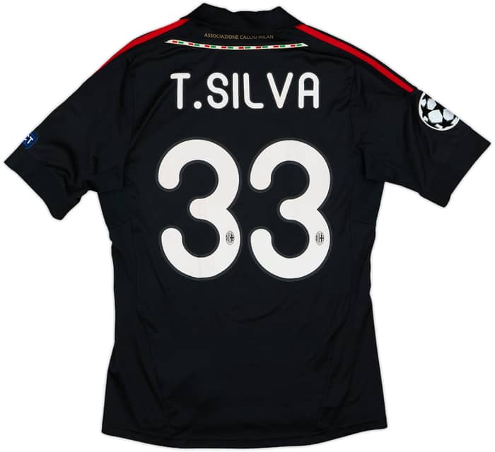 2011-12 AC Milan Third Shirt T.Silva #33 - 6/10 - (S)