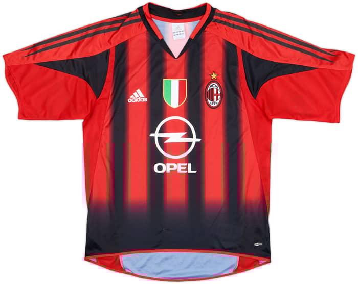 2004-05 AC Milan Home Shirt Shevchenko #7 - 8/10 - (S)