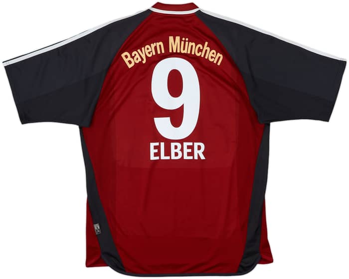 2001-02 Bayern Munich Home Shirt Elber #9 - 6/10 - (L)