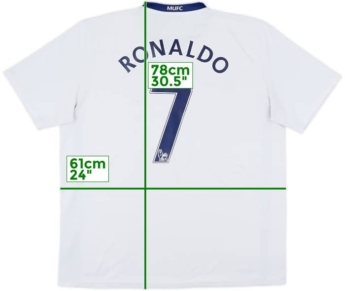 2008-10 Manchester United Away Shirt Ronaldo #7 - 6/10 - (XL)