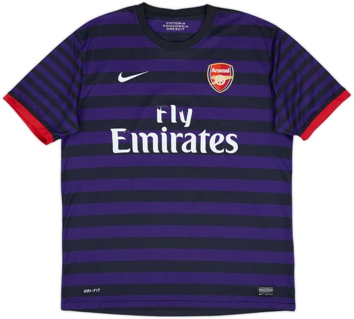 2012-13 Arsenal Away Shirt Arteta #8 - 5/10 - (L)
