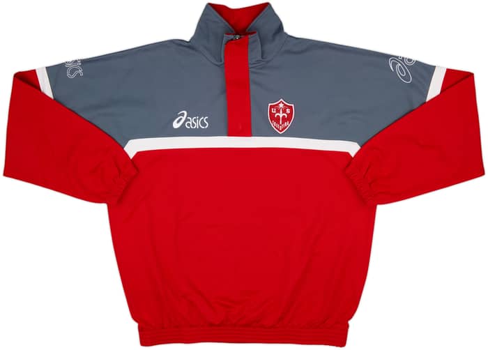 2005-06 Triestina Asics 1/4 Zip Drill Top - 8/10 - (L)