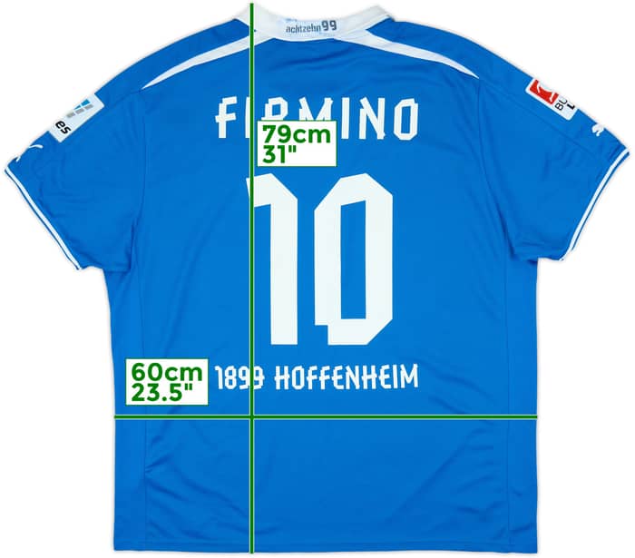 2013-14 TSG Hoffenheim Home Shirt Firmino #10 - 5/10 - (XXL)