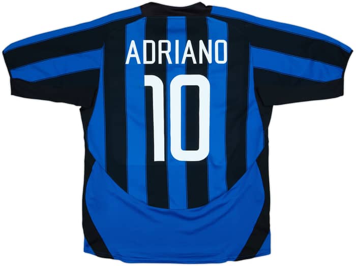2003-04 Inter Milan Home Shirt Adriano #10 - 8/10 - (XL)