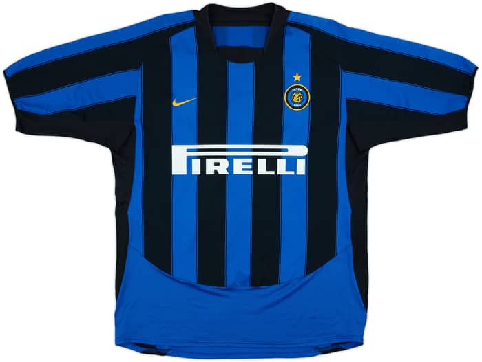 2003-04 Inter Milan Home Shirt Adriano #10 - 8/10 - (XL)