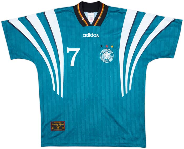 1996-98 Germany Away Shirt Moller #7 - 8/10 - (L)