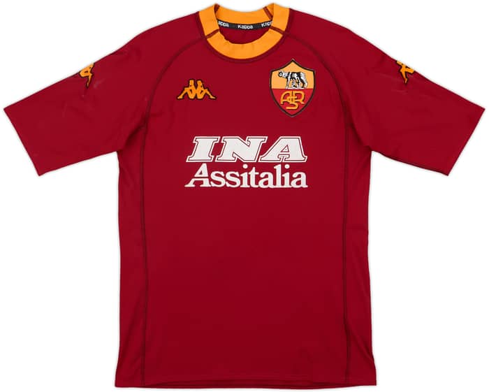 2000-01 Roma Home Shirt Totti #10 - 7/10 - (S)