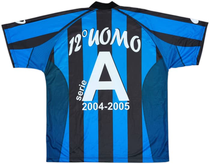 2004-05 Atalanta Básico '12 Uomo' Camiseta Local (XL)