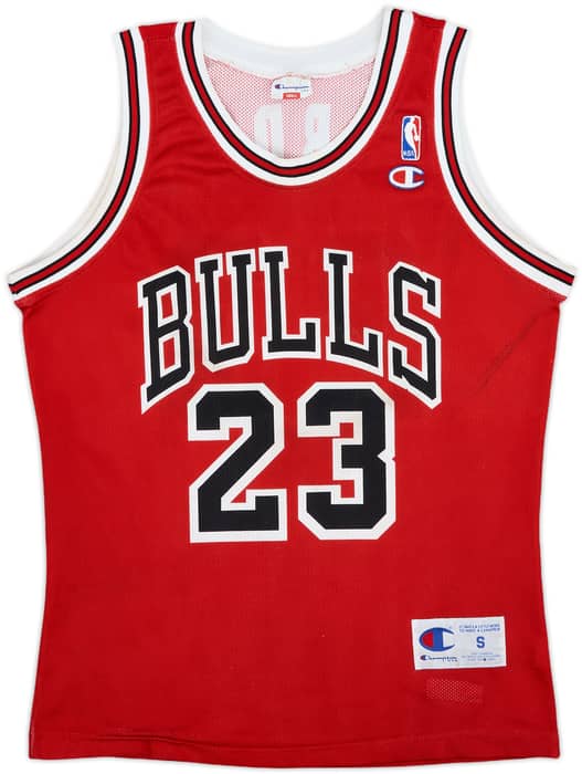1991-98 Chicago Bulls Jordan #23 Champion Away Jersey - 9/10 - (S)