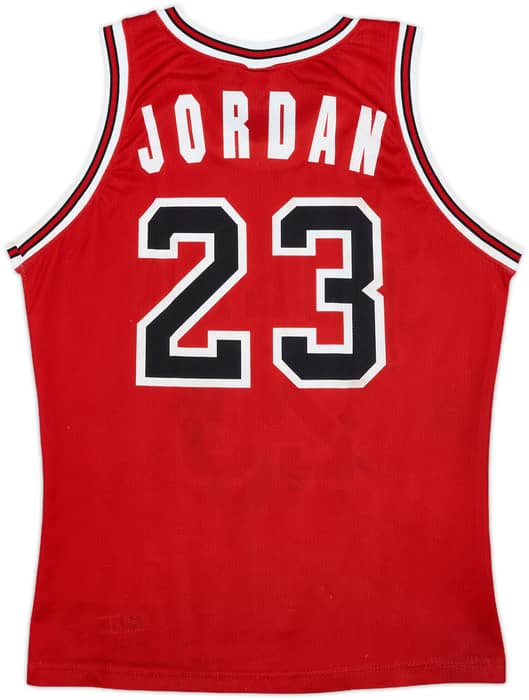 1991-98 Chicago Bulls Jordan #23 Champion Away Jersey - 9/10 - (S)