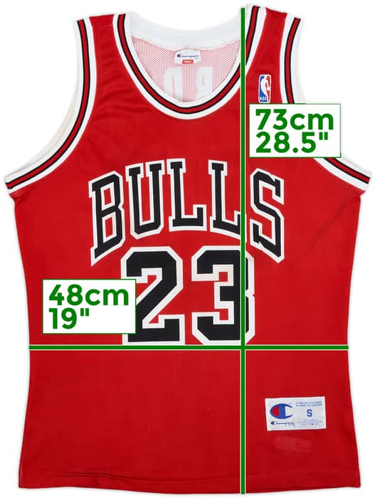 1991-98 Chicago Bulls Jordan #23 Champion Away Jersey - 9/10 - (S)