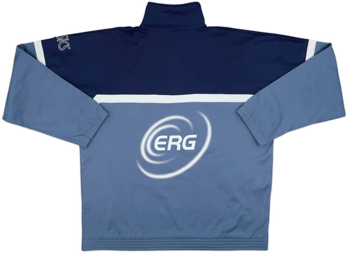 2003-04 Sampdoria Asics 1/4 Zip Sweat Top - 4/10 - (XL)