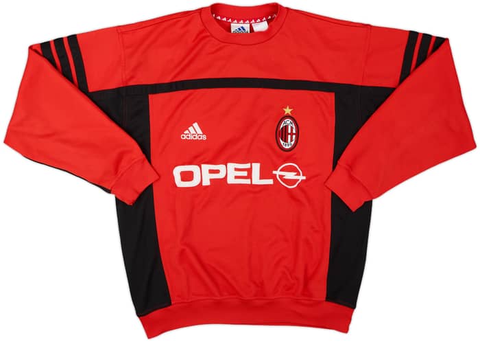 2000-01 AC Milan adidas Sweat Top - 8/10 - (M/L)