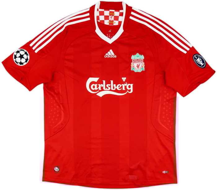 2008-10 Liverpool Home Shirt Torres #9 - 8/10 - (XL)