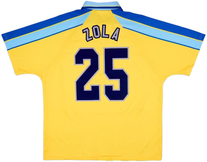 1996-97 Chelsea Away Shirt Zola #25 - 6/10 - (XL)
