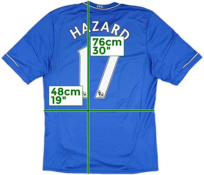 2012-13 Chelsea Home Shirt Hazard #17 - 9/10 - (M)