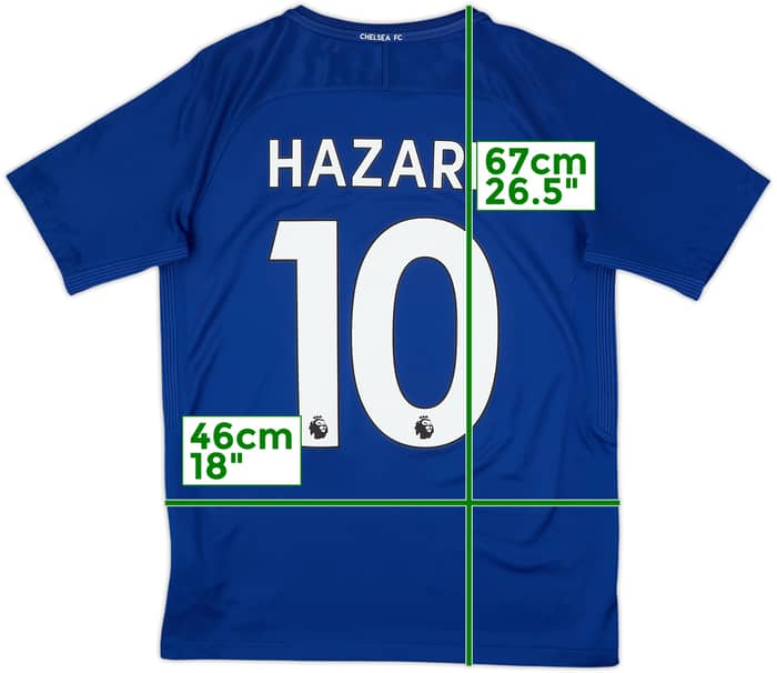 2017-18 Chelsea Home Shirt Hazard #10 - 7/10 - (XL.Boys)