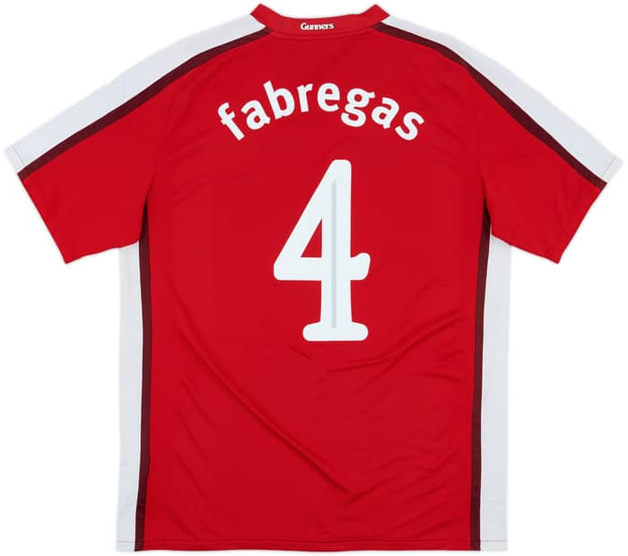 2008-10 Arsenal Home Shirt Fabregas #4 - 6/10 - (L)