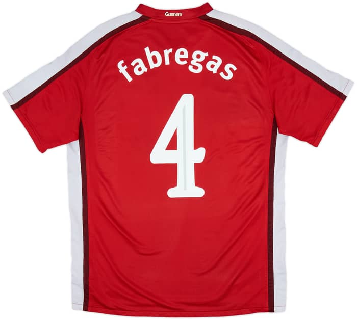 2008-10 Arsenal Home Shirt Fabregas #4 - 5/10 - (L)