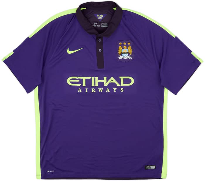 2014-15 Manchester City Third Shirt Silva #21 - 9/10 - (XL)