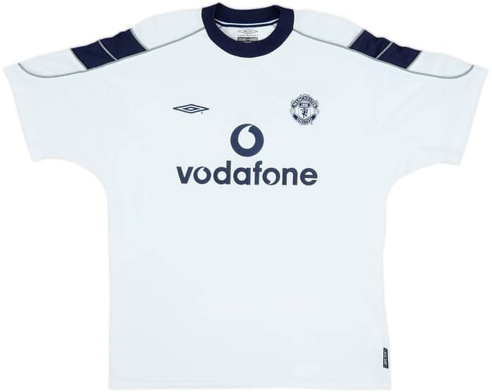 2000-01 Manchester United Away Shirt Beckham #7 - 8/10 - (L)