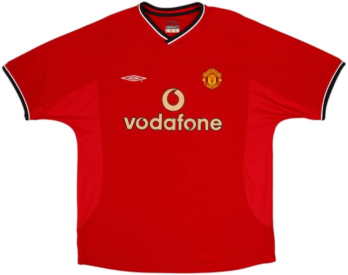 2000-02 Manchester United Home Shirt Beckham #7 - 6/10 - (L)
