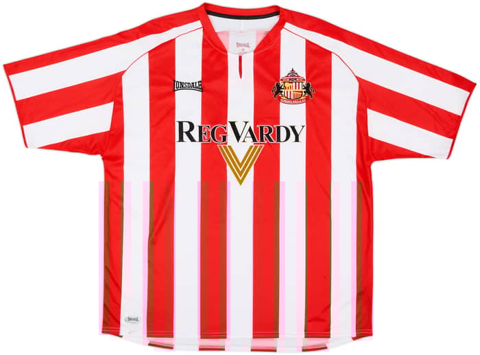 2005-07 Sunderland Home Shirt Delap #4 - 8/10 - (XL)