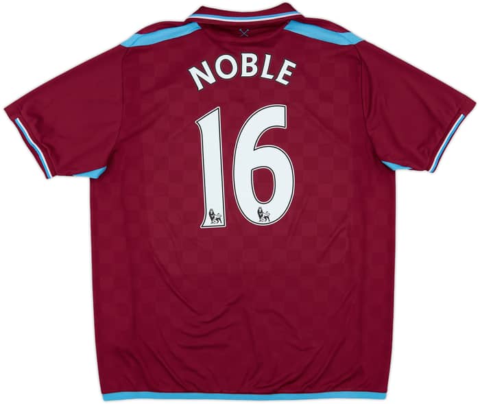 2009-10 West Ham Home Shirt Noble #16 - 9/10 - (XL)