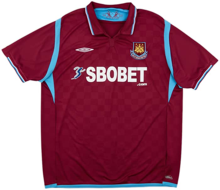 2009-10 West Ham Home Shirt Noble #16 - 9/10 - (XL)